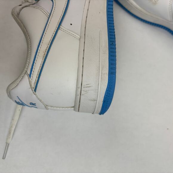Nike Air Force 1 \'07 Low White University Blue Sole Sneakers Shoes Men\'s 9.5 main image 7